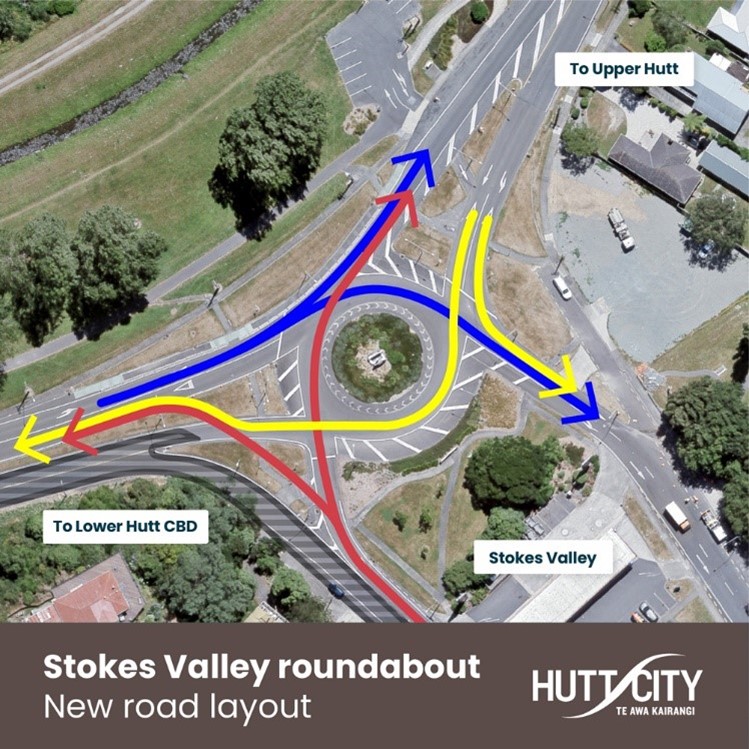 Stokes Valley roundabout