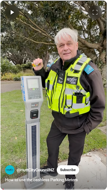 how to use cashless parking meters