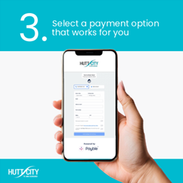 3. Select a payment option that works for you