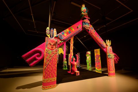 Wharenui Harikoa by Lissy Robinson-Cole and Rudi Robinson_image The Dowse