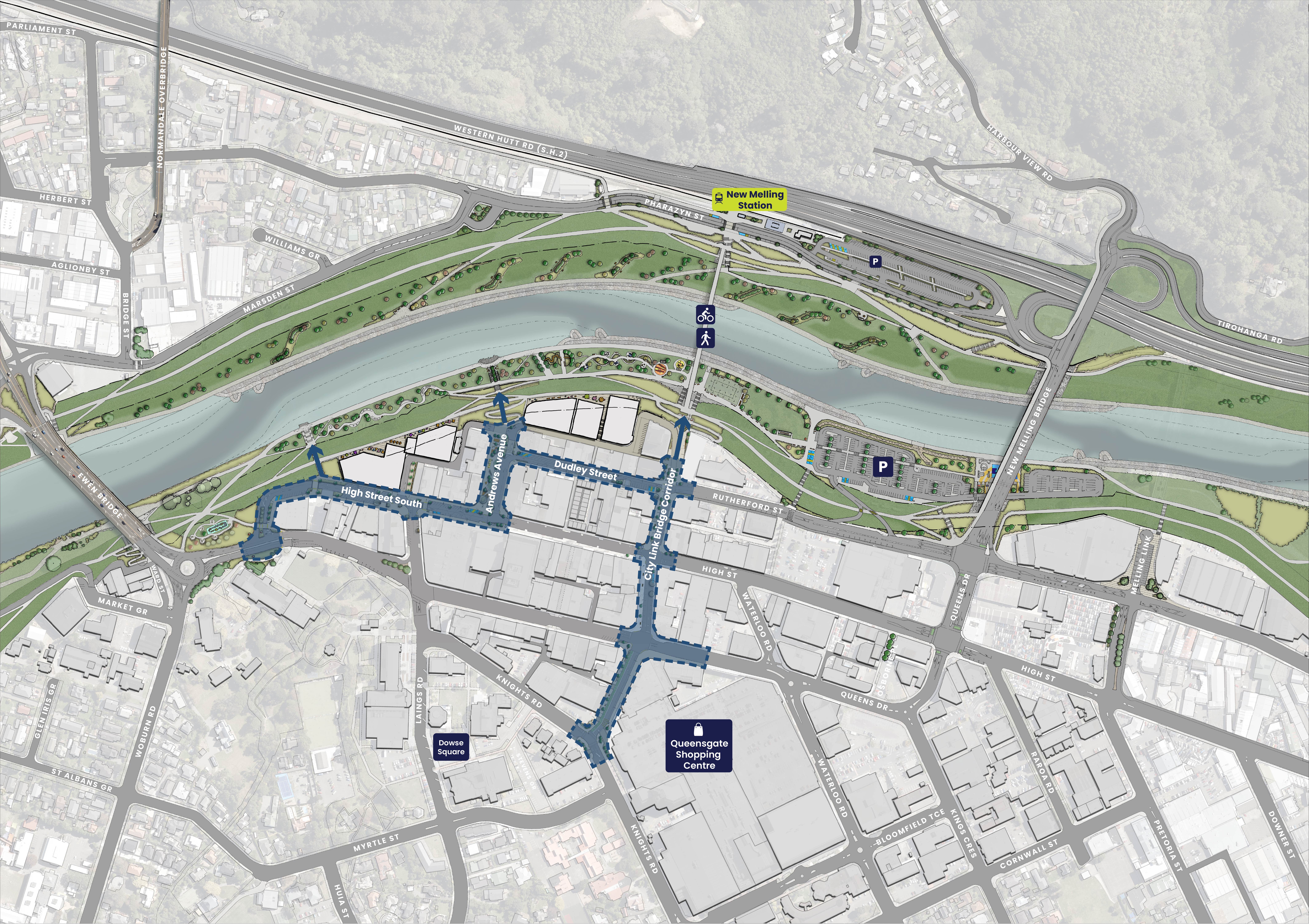 Area map - street upgrades