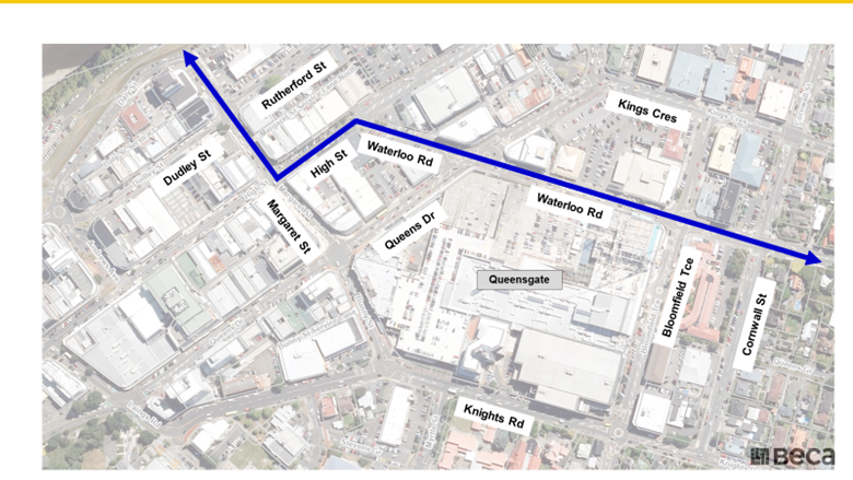 Cycleway map